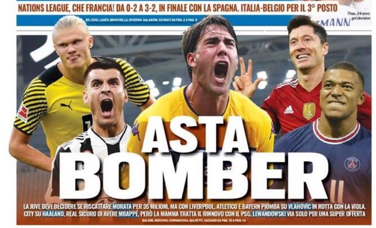 Rassegna stampa Juve: prime pagine quotidiani sportivi - 8 ottobre 2021 42 tuttosport 2