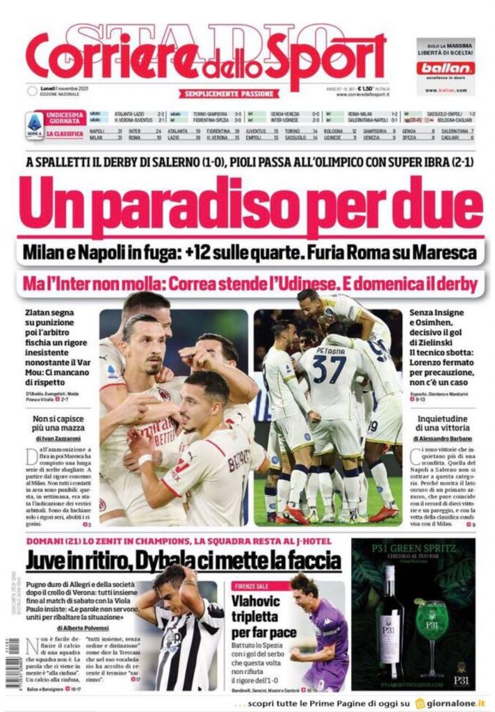 Rassegna stampa Juve: prime pagine quotidiani sportivi - 1 novembre 2021 44 WhatsApp Image 2021 11 01 at 07.52.09