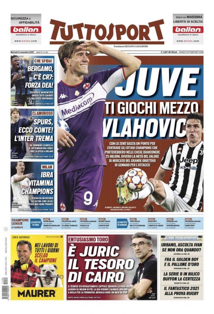 Rassegna stampa Juve: prime pagine quotidiani sportivi - 2 novembre 2021 43 WhatsApp Image 2021 11 02 at 07.50.20 2