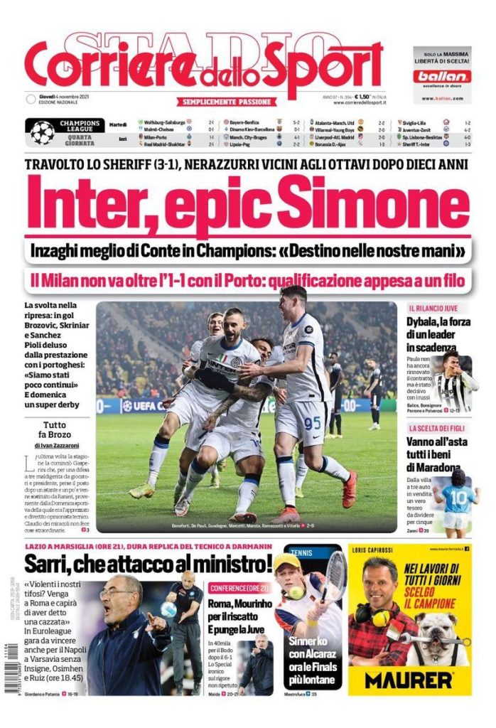 Rassegna stampa Juve: prime pagine quotidiani sportivi - 4 novembre 2021 44 WhatsApp Image 2021 11 04 at 07.58.57