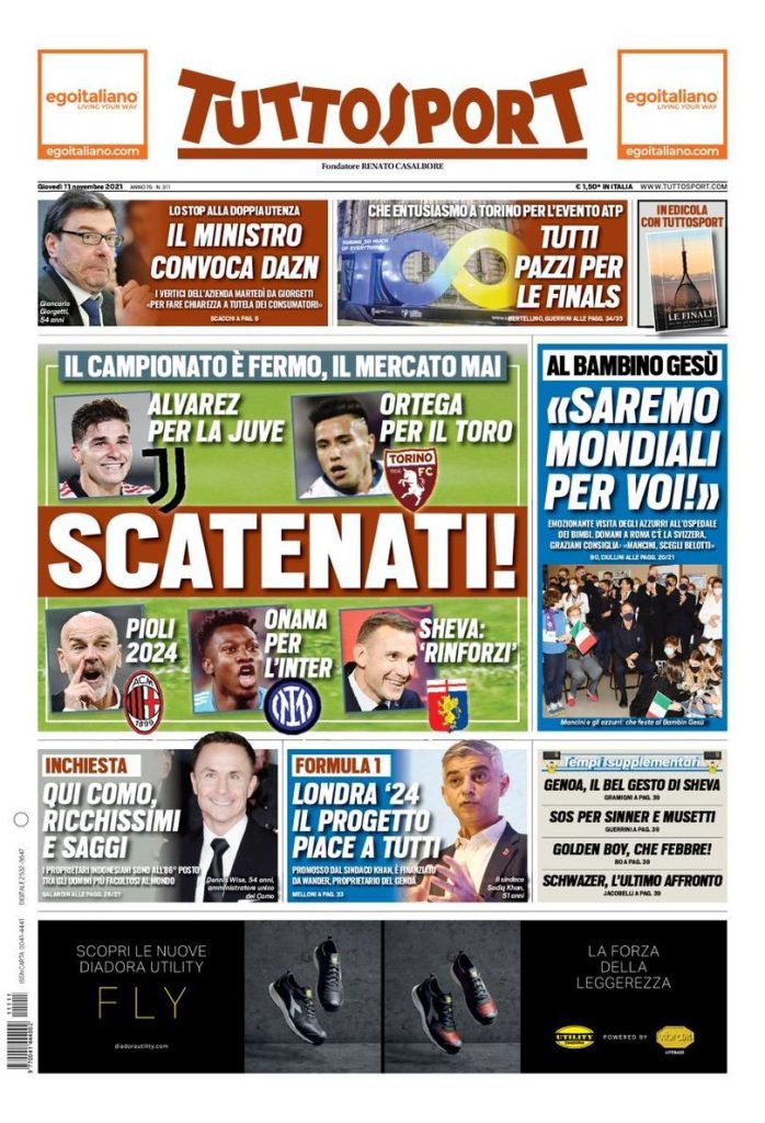 Rassegna stampa Juve: prime pagine quotidiani sportivi - 11 novembre 2021 45 WhatsApp Image 2021 11 11 at 07.59.02