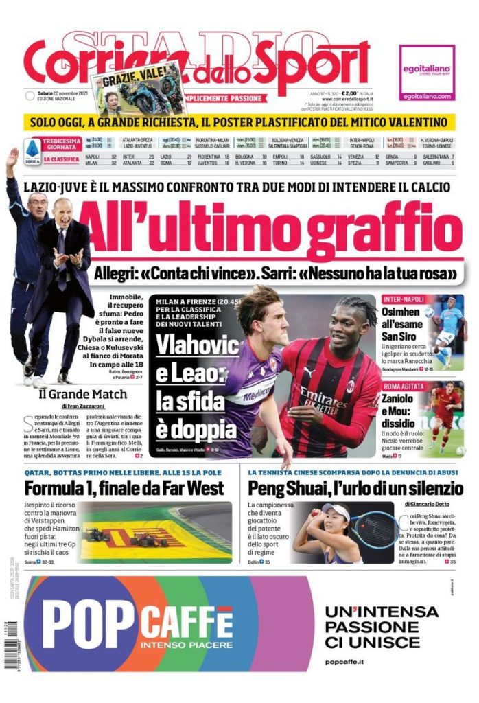 Rassegna stampa Juve: prime pagine quotidiani sportivi - 20 novembre 2021 44 WhatsApp Image 2021 11 20 at 07.51.06