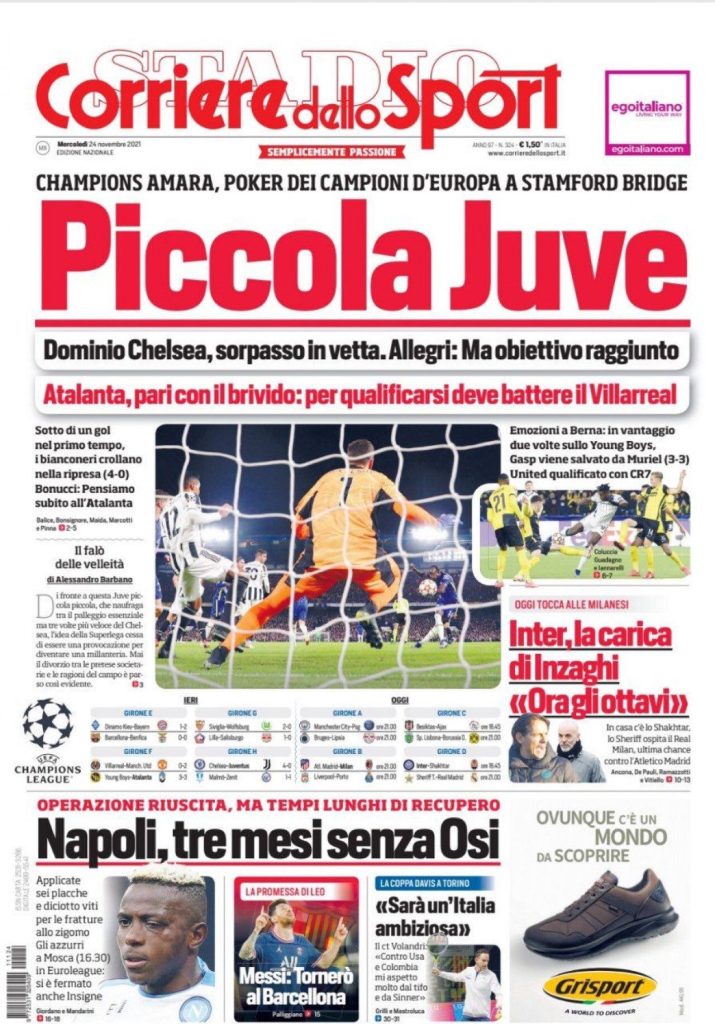 Rassegna stampa Juve: prime pagine quotidiani sportivi - 24 novembre 2021 44 WhatsApp Image 2021 11 24 at 07.36.51