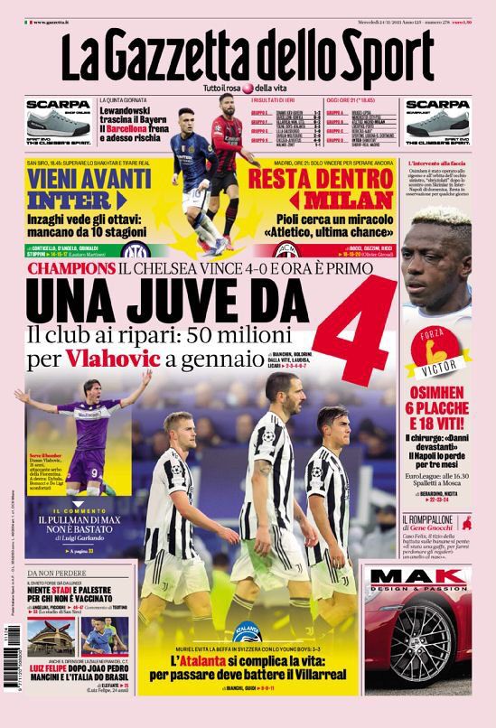 Rassegna stampa Juve: prime pagine quotidiani sportivi - 24 novembre 2021 43 WhatsApp Image 2021 11 24 at 07.36.52
