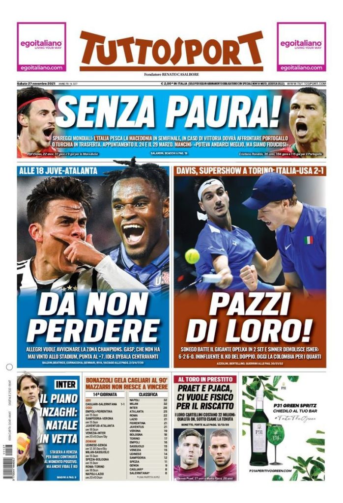 Rassegna stampa Juve: prime pagine quotidiani sportivi - 27 novembre 2021 43 WhatsApp Image 2021 11 27 at 07.42.36