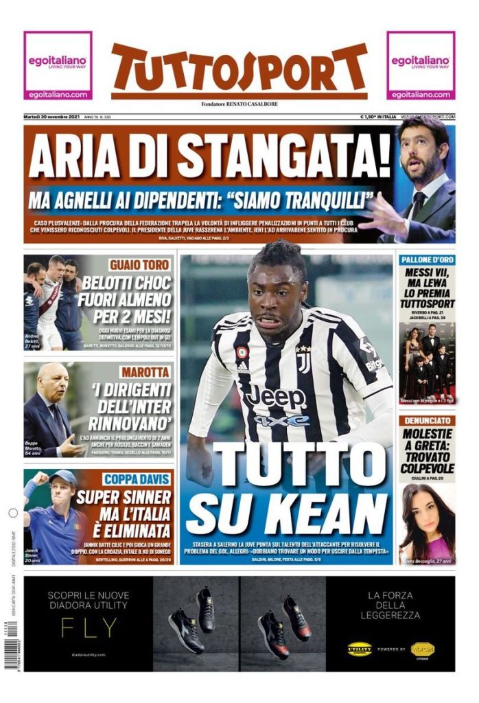 Rassegna stampa Juve: prime pagine quotidiani sportivi - 30 novembre 2021 43 WhatsApp Image 2021 11 30 at 07.57.30
