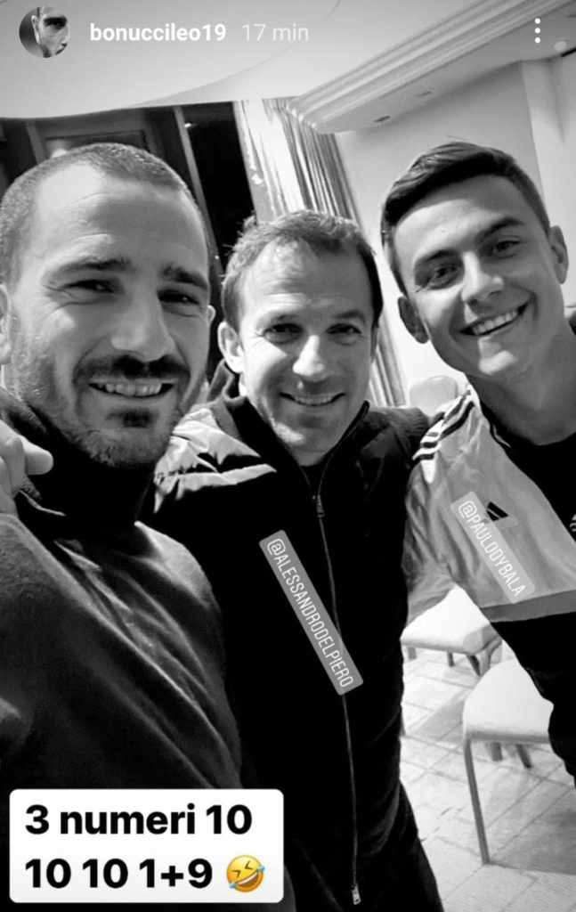 Del Piero fa visita alla Juve: scatto con Bonucci e Dybala - FOTO 39 bd673626 963d 472b b451 e75b25ad893b