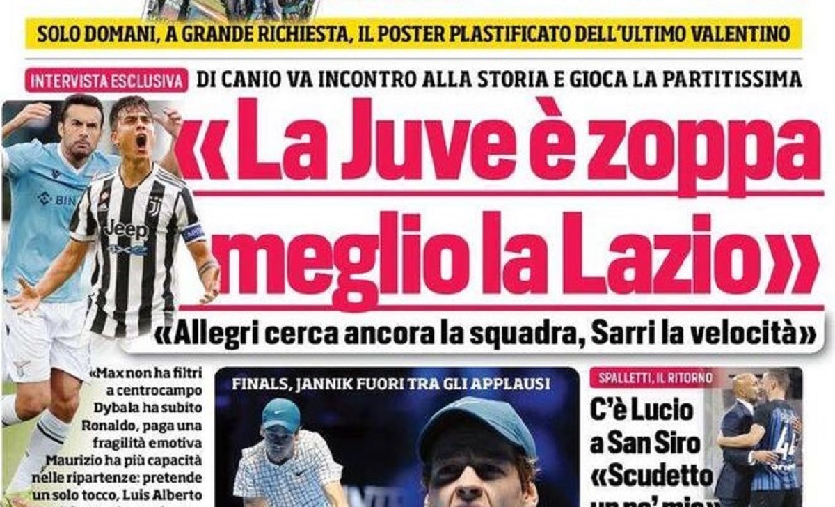 Rassegna stampa Juve: prime pagine quotidiani sportivi - 19 novembre 2021 42 corriere 1