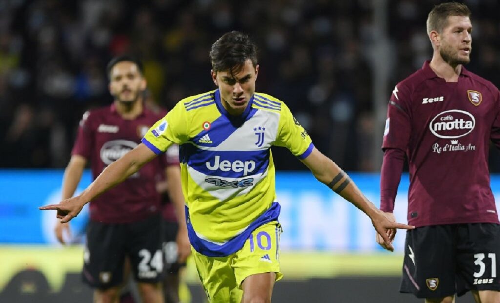 Dybala salernitana juve