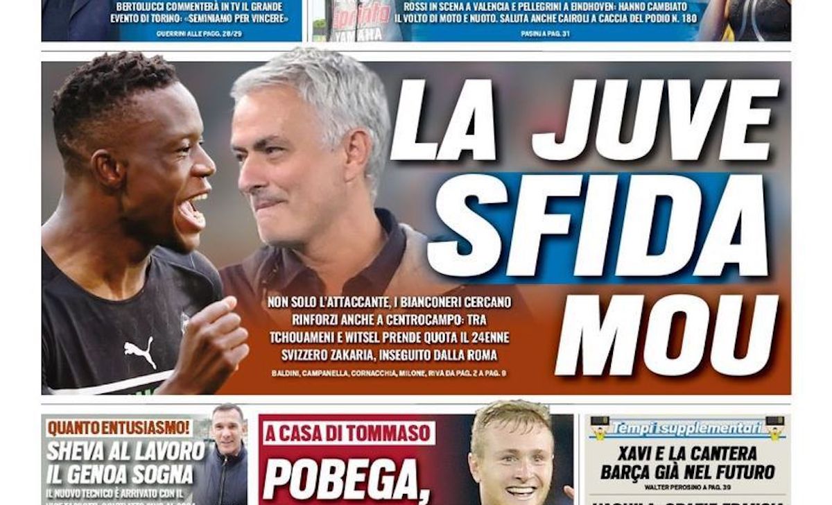 Rassegna stampa Juve: prime pagine quotidiani sportivi - 9 novembre 2021 42 tuttosport 5