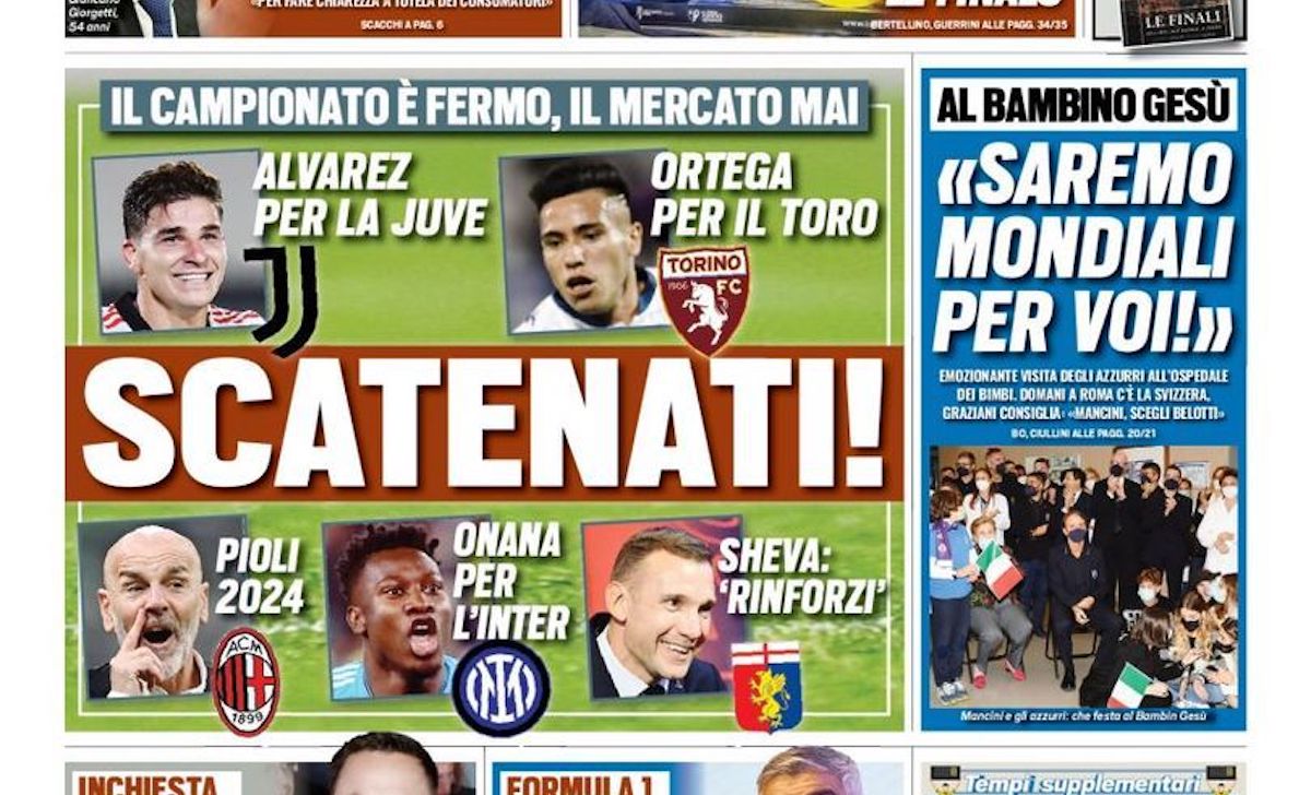 Rassegna stampa Juve: prime pagine quotidiani sportivi - 11 novembre 2021 42 tuttosport 6