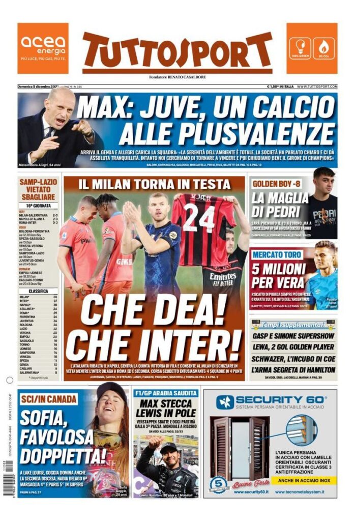 Rassegna stampa Juve: prime pagine quotidiani sportivi - 5 dicembre 2021 45 WhatsApp Image 2021 12 05 at 08.00.37