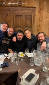 Pirlo, rimpatriata rossonera per l'ex allenatore della Juve - FOTO 39 WhatsApp Image 2021 12 06 at 17.53.52