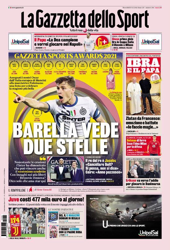 Rassegna stampa Juve: prime pagine quotidiani sportivi - 15 dicembre 2021 44 WhatsApp Image 2021 12 15 at 07.44.31