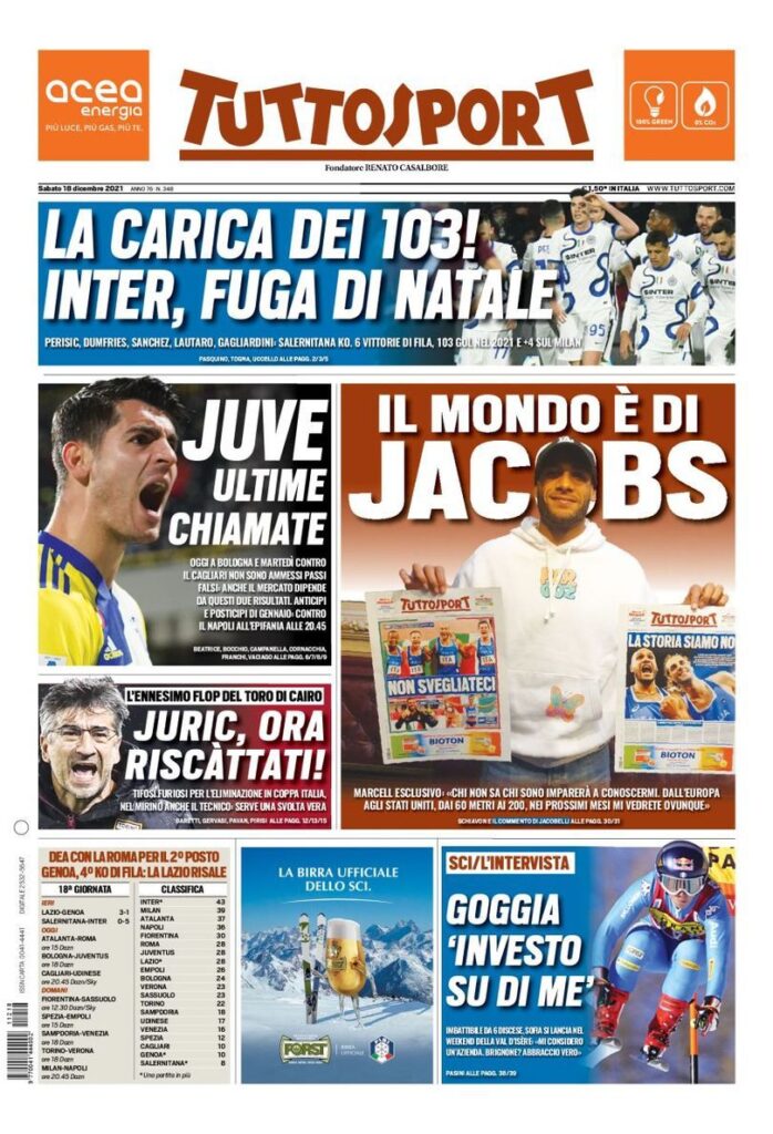 Rassegna stampa Juve: prime pagine quotidiani sportivi - 18 dicembre 2021 45 WhatsApp Image 2021 12 18 at 07.42.21