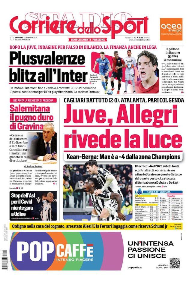 Rassegna stampa Juve: prime pagine quotidiani sportivi - 22 dicembre 2021 45 WhatsApp Image 2021 12 22 at 07.56.22