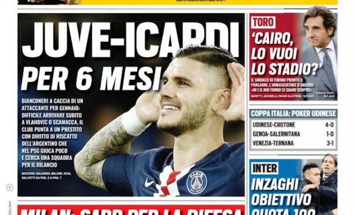 Rassegna stampa Juve: prime pagine quotidiani sportivi - 15 dicembre 2021 42 tuttosport 4