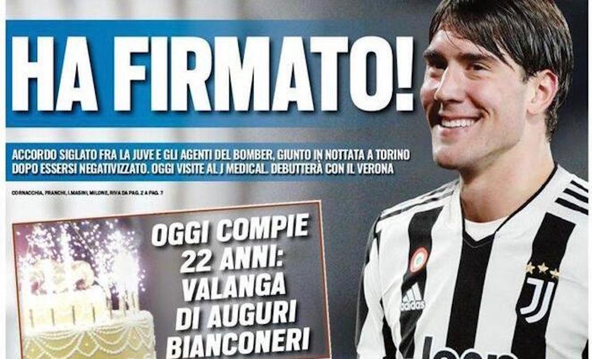 Rassegna stampa Juve: prime pagine quotidiani sportivi - 28 gennaio 2022 36 Tuttosport 6