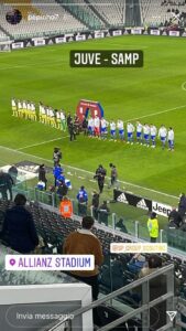 Juve Sampdoria: c'è anche un ex a fare il tifo allo Stadium - FOTO 39 WhatsApp Image 2022 01 18 at 21.08.25
