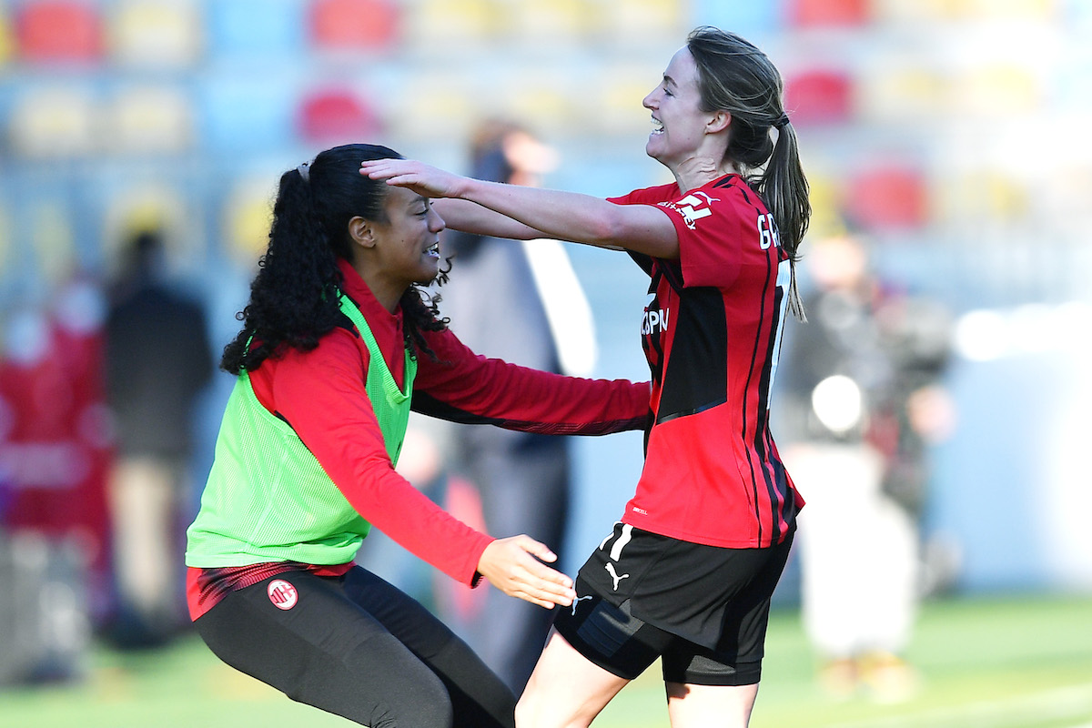 Convocate Milan per la Juventus Women: la lista di Ganz 36 gol grimshaw esultanza milan