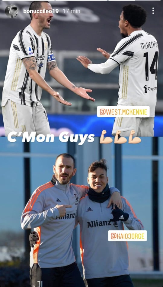 Kaio Jorge McKennie, la carica di Bonucci: «C'mon guys» - FOTO 37 274368907 463341152137515 5125860184051630991 n