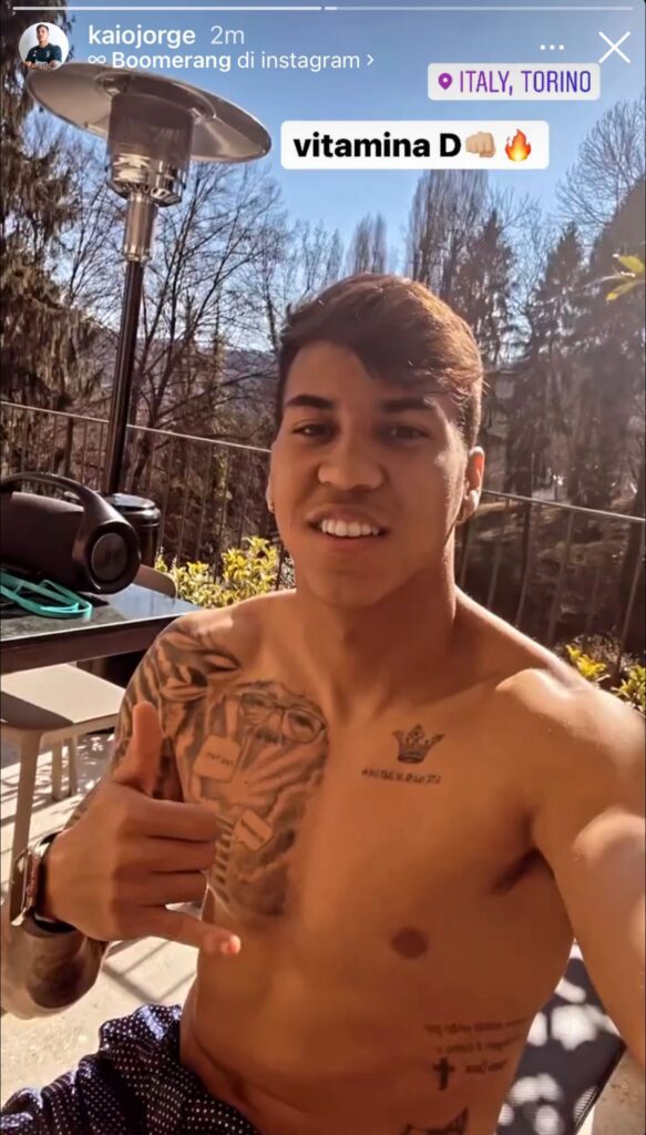 Kaio Jorge si gode il sole di Torino: relax dopo l'infortunio - FOTO 37 WhatsApp Image 2022 02 27 at 19.50.24