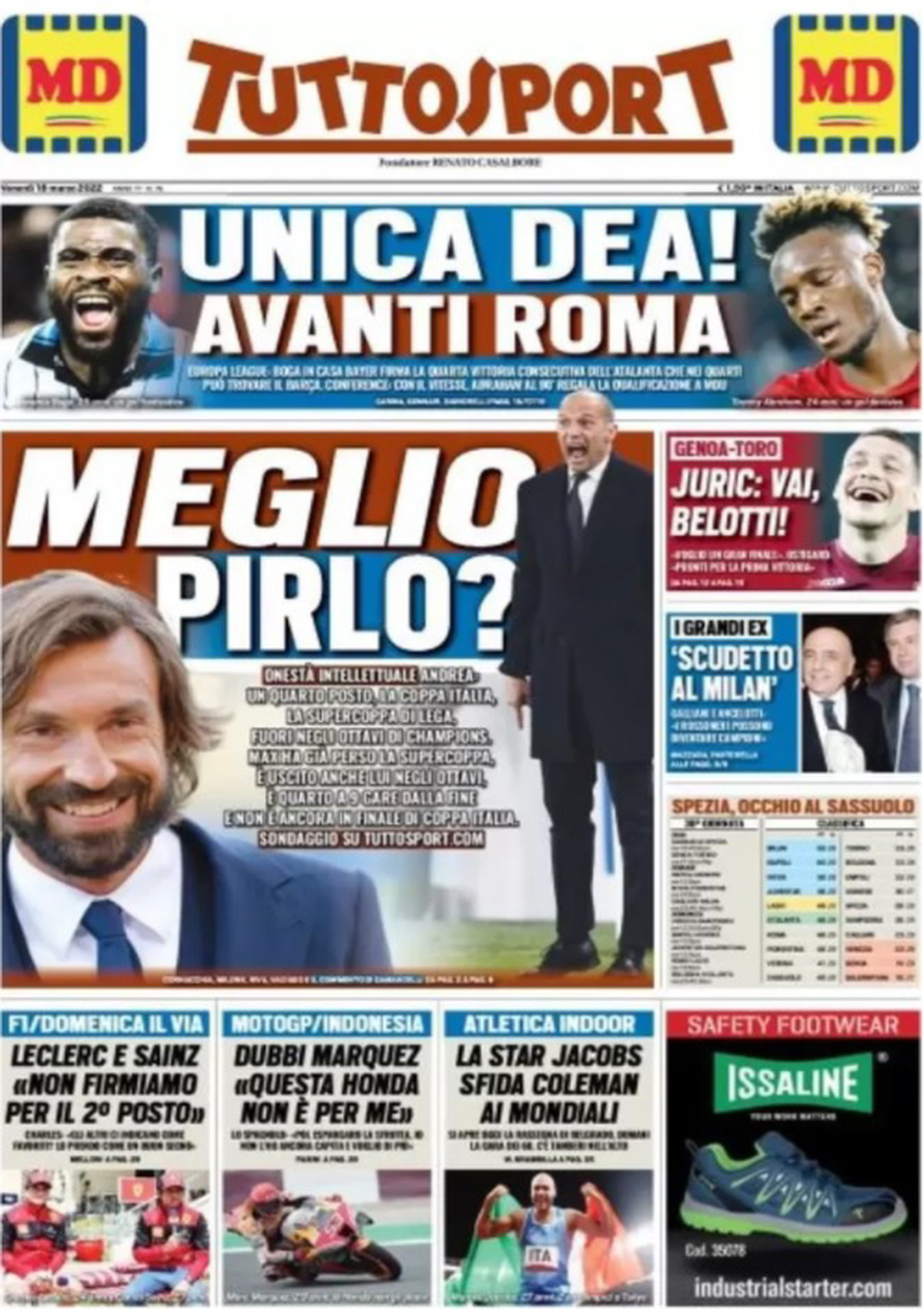 Rassegna stampa Juve: prime pagine quotidiani sportivi - 18 marzo 2022 36