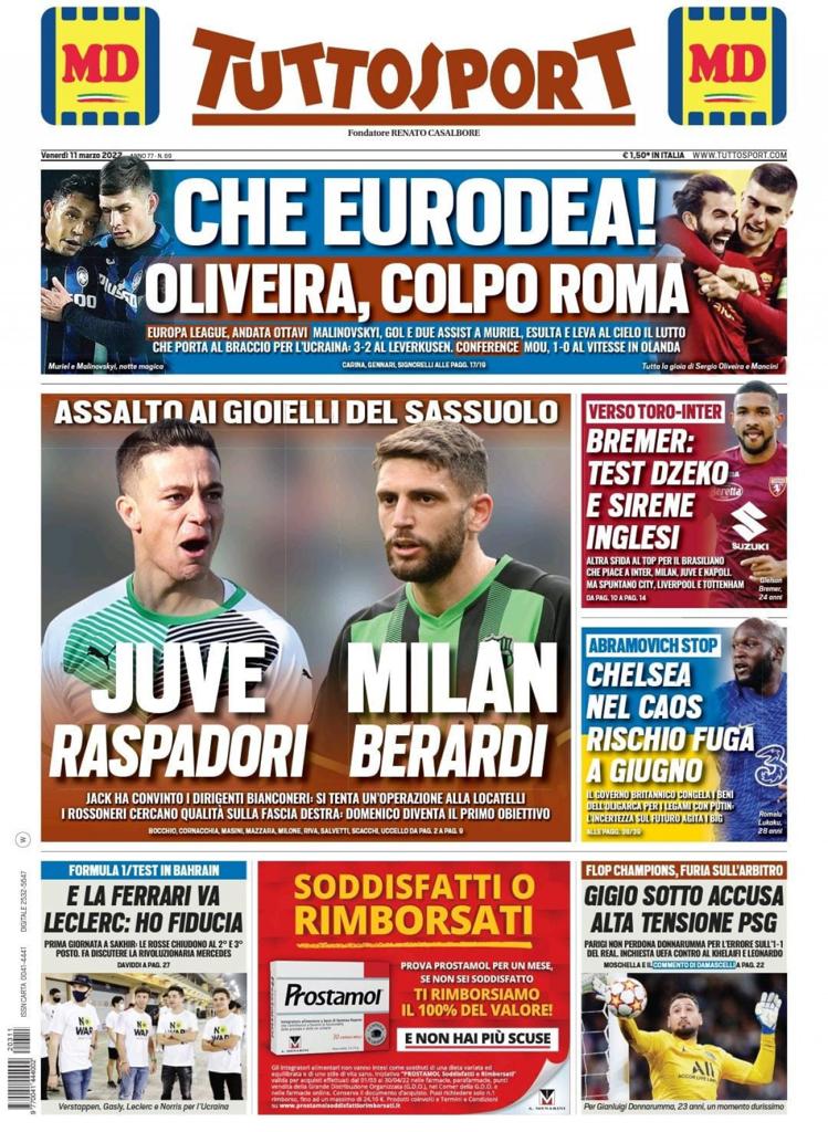 Rassegna stampa Juve: prime pagine quotidiani sportivi - 11 marzo 2022 37 WhatsApp Image 2022 03 11 at 00.08.42 1