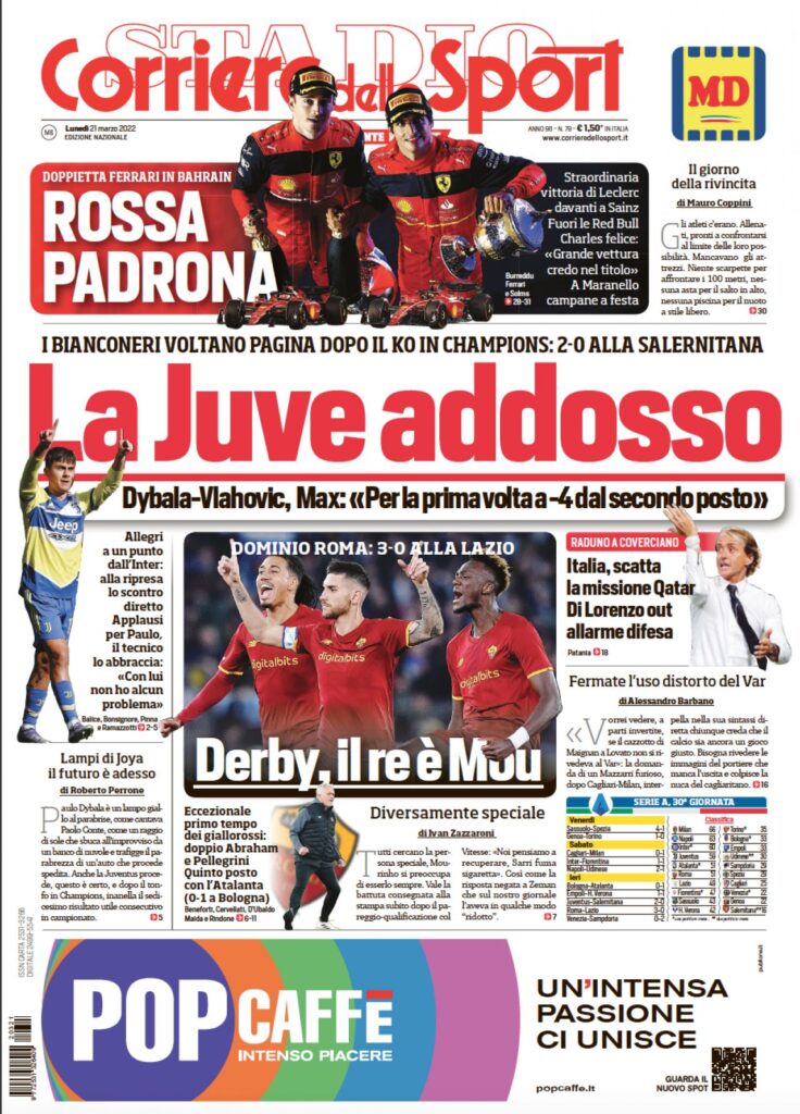 Rassegna stampa Juve: prime pagine quotidiani sportivi - 21 marzo 2022 38 WhatsApp Image 2022 03 21 at 00.31.34