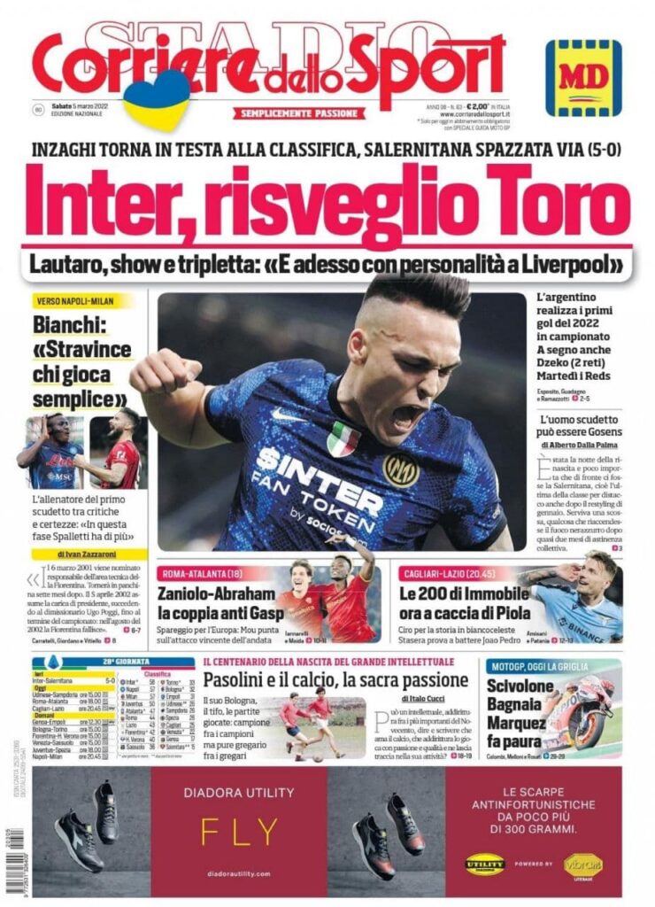 Rassegna stampa Juve: prime pagine quotidiani sportivi - 5 marzo 2022 38 photo 2022 03 05 07 56 01