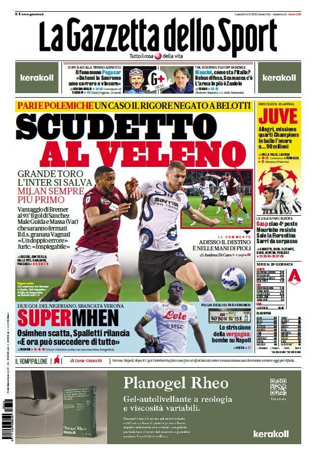 Rassegna stampa Juve: prime pagine quotidiani sportivi - 14 marzo 2022 39 photo 2022 03 14 07 56 42