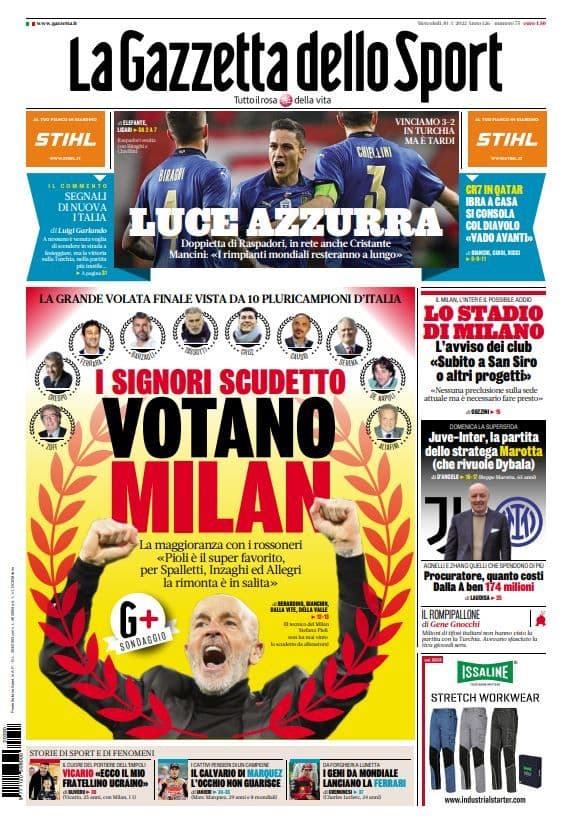 Rassegna stampa Juve: prime pagine quotidiani sportivi - 30 marzo 2022 38 photo 2022 03 30 07 48 26
