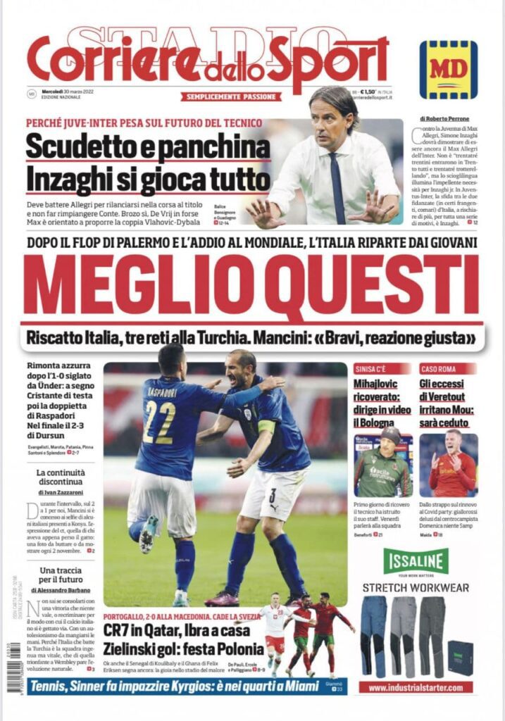Rassegna stampa Juve: prime pagine quotidiani sportivi - 30 marzo 2022 39 photo 2022 03 30 07 48 29