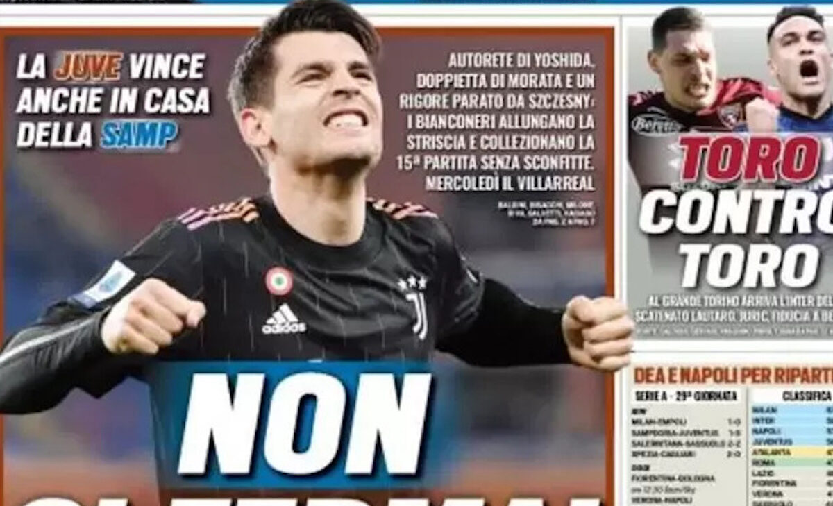 Rassegna stampa Juve: prime pagine quotidiani sportivi - 13 marzo 2022 36 tuttosport 003152449 1 e1647128373840