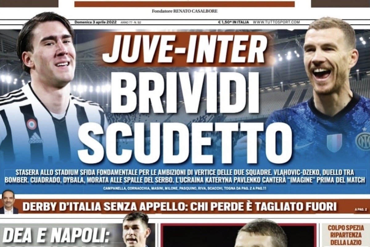 Rassegna stampa Juve: prime pagine quotidiani sportivi - 3 aprile 2022 36 IMG 0413 2