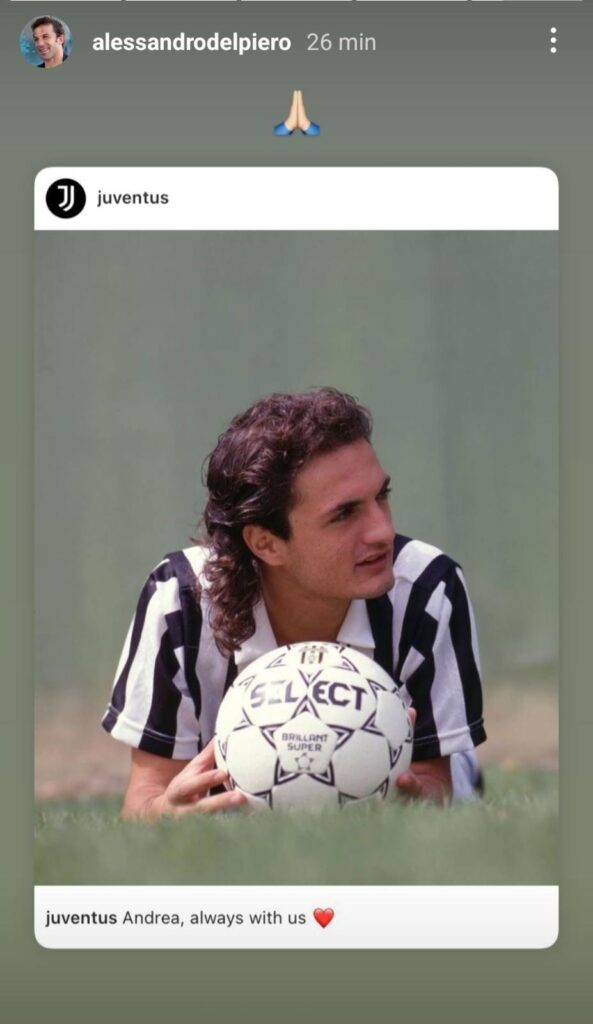 Del Piero ricorda Andrea Fortunato: il messaggio dell'ex Juve - FOTO 37 del piero fortunato
