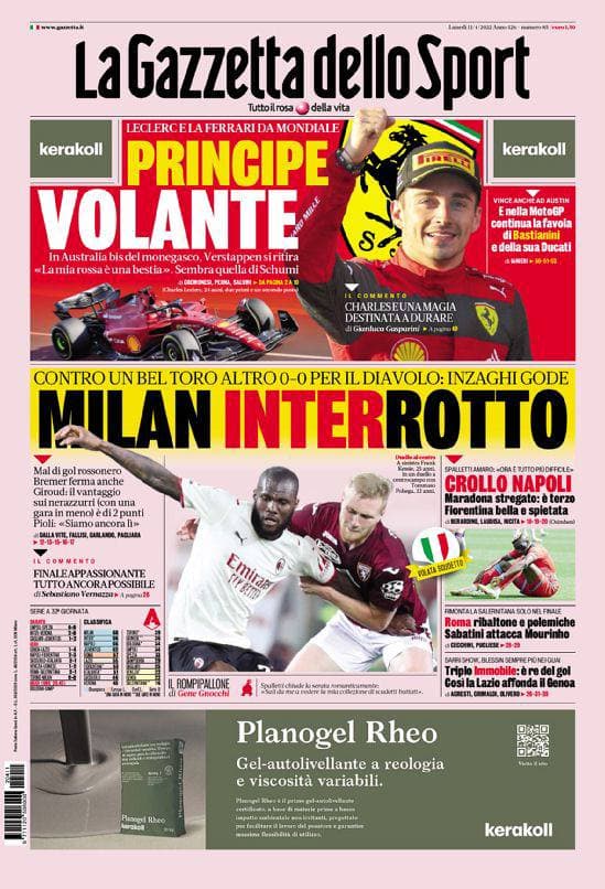 Rassegna stampa Juve: prime pagine quotidiani sportivi - 11 aprile 2022 39 photo 2022 04 11 07 32 18