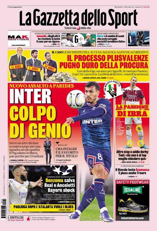 Rassegna stampa Juve: prime pagine quotidiani sportivi - 13 aprile 2022 38 photo 2022 04 13 07 55 17