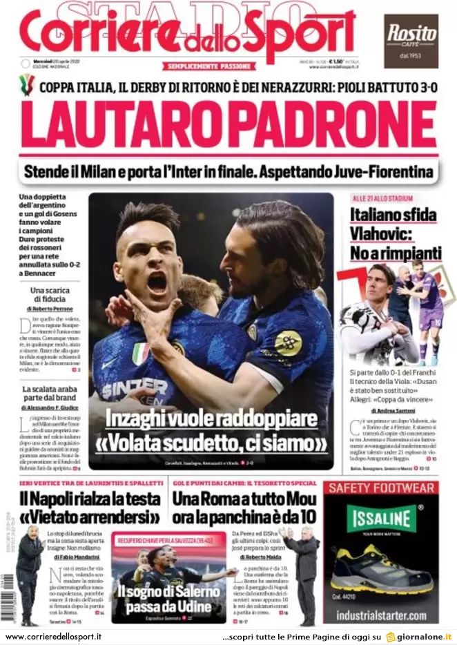 Rassegna stampa Juve: prime pagine quotidiani sportivi - 20 aprile 2022 38 photo 2022 04 20 07 56 41