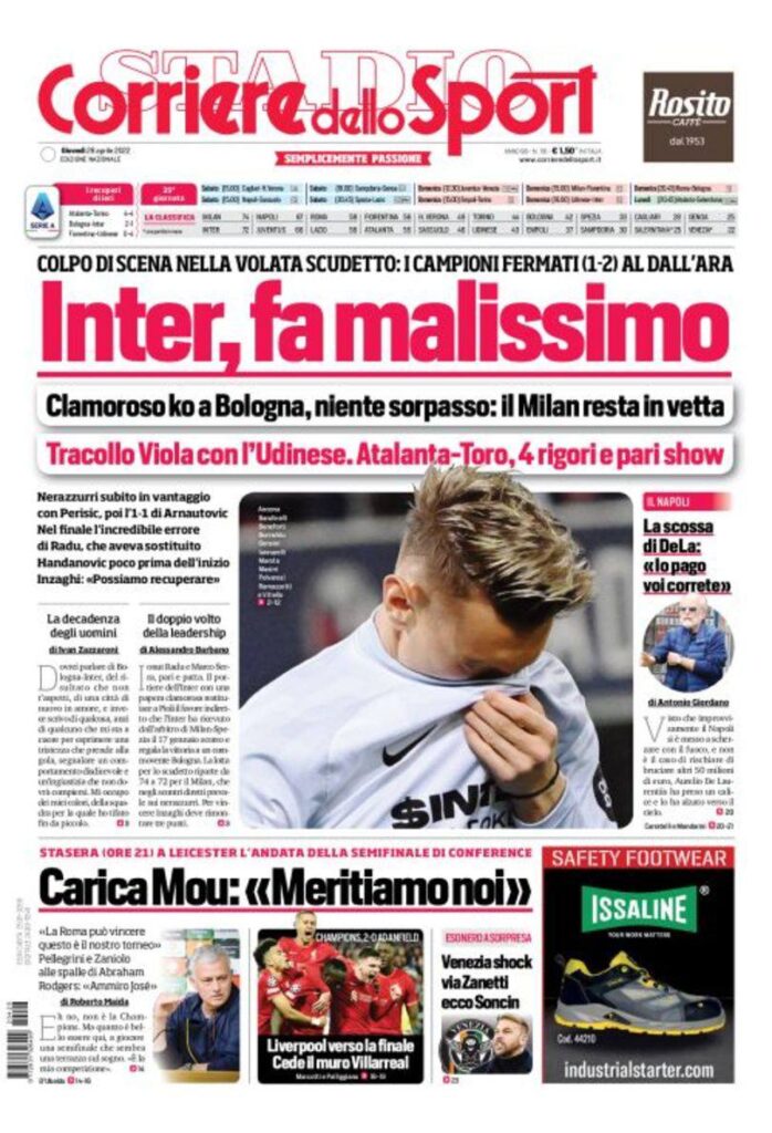 Rassegna stampa Juve: prime pagine quotidiani sportivi - 28 aprile 2022 38 photo 2022 04 28 07 49 52