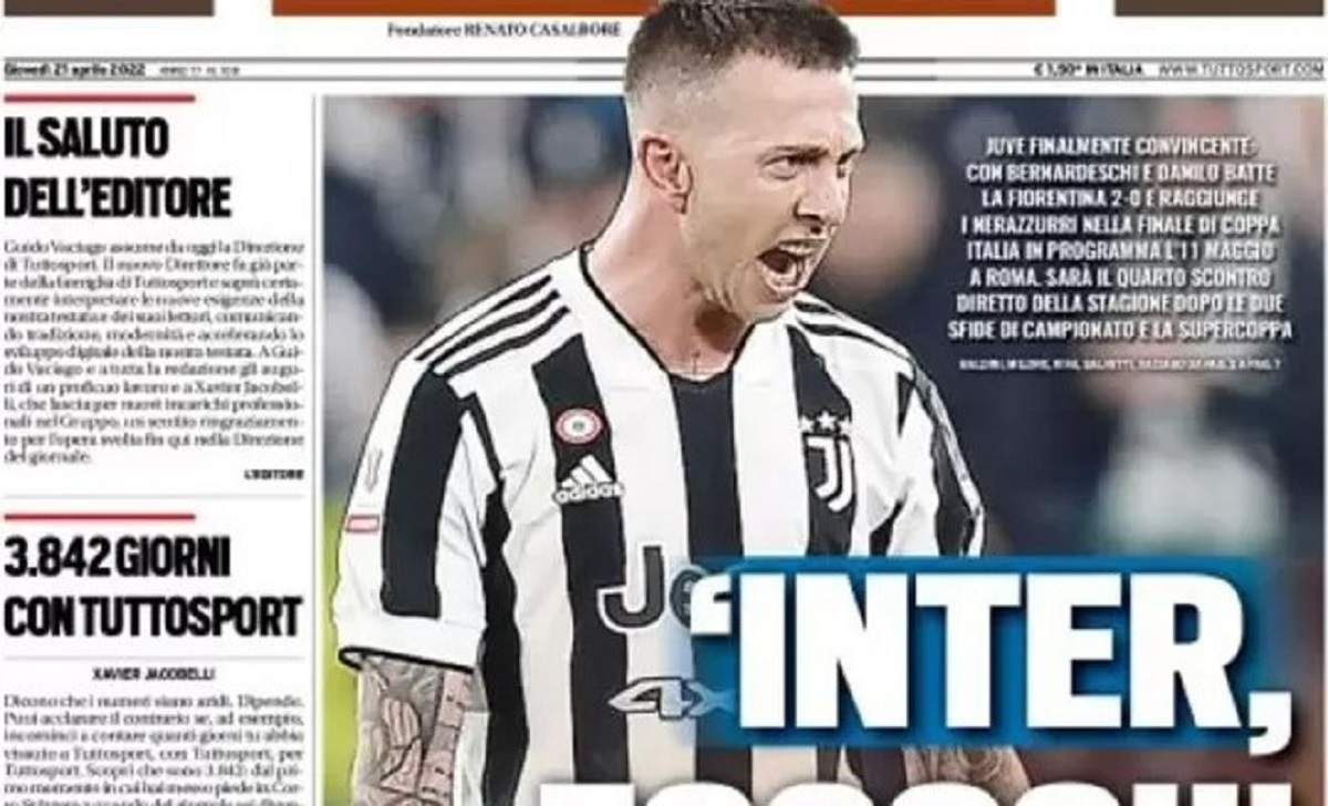 Rassegna stampa Juve: prime pagine quotidiani sportivi - 21 aprile 2022 36 ts