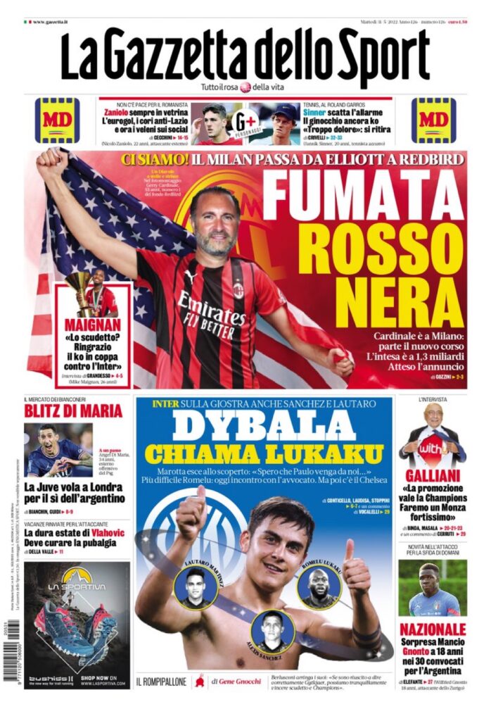 Rassegna stampa Juve: prime pagine quotidiani sportivi - 31 maggio 2022 39 B53B9F88 1CFB 4947 B067 0C35F34A5EDB