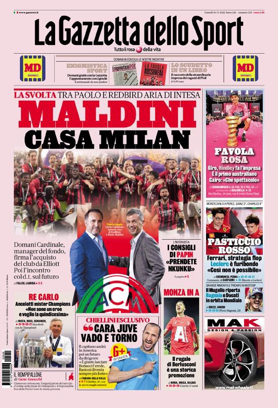 Rassegna stampa Juve: prime pagine quotidiani sportivi - 30 maggio 2022 39 DEA69131 D5CB 41CD 94E7 C91E9CC664B5