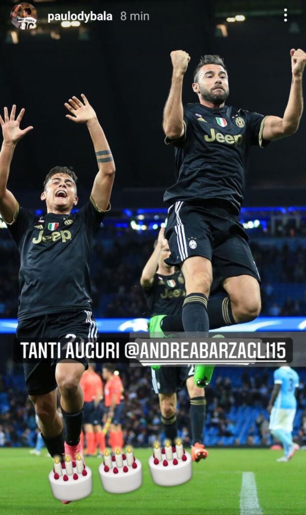 Compleanno Barzagli, l'augurio di Dybala: messaggio speciale della Joya - FOTO 37 Dybala Barzagli