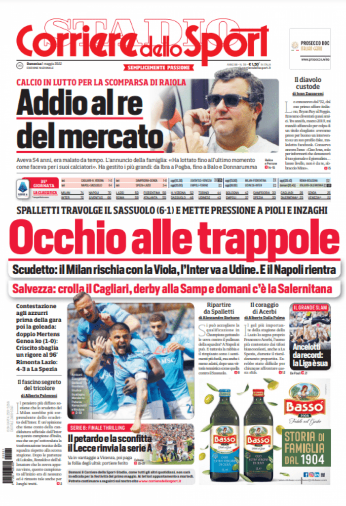Rassegna stampa Juve: prime pagine quotidiani sportivi - 1 maggio 2022 38 IMG 1061 1