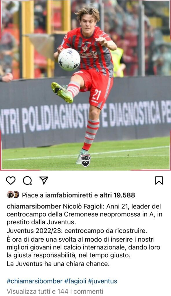 Fagioli Juve, ritorno più vicino? Spuntano due like sui social - FOTO 37 WhatsApp Image 2022 05 10 at 12.02.49