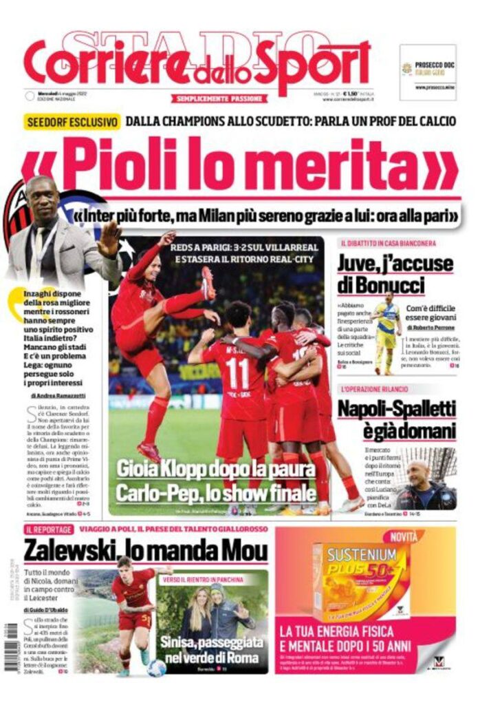 Rassegna stampa Juve: prime pagine quotidiani sportivi - 4 maggio 2022 38 photo 2022 05 04 07 49 18