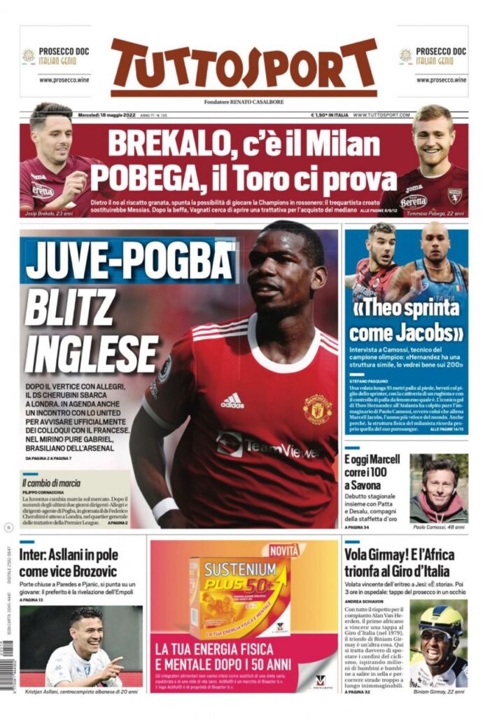 Rassegna stampa Juve: prime pagine quotidiani sportivi - 18 maggio 2022 37 photo 2022 05 18 08 01 00