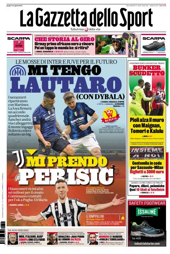 Rassegna stampa Juve: prime pagine quotidiani sportivi - 18 maggio 2022 38 photo 2022 05 18 08 01 02