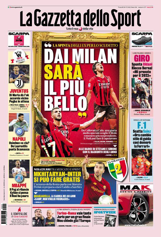 Rassegna stampa Juve: prime pagine quotidiani sportivi - 20 maggio 2022 38 photo 2022 05 20 07 56 25